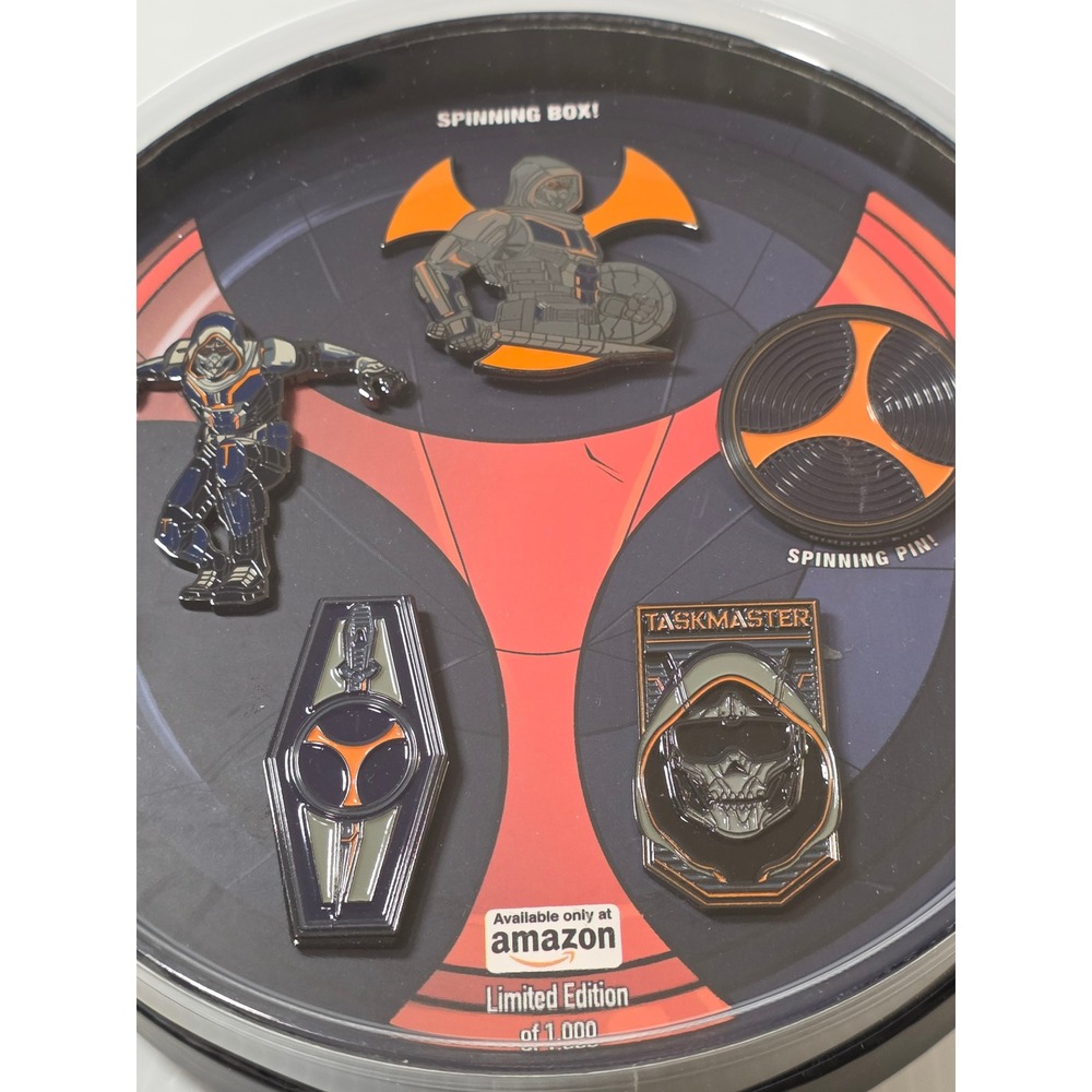 Marvel Pin Set OS Black Blue Excellent Taskmaster Amazon Exclusive Limited Ed